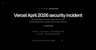 Vercel — dodatni kompromitovani nalozi nakon napada preko Context.ai