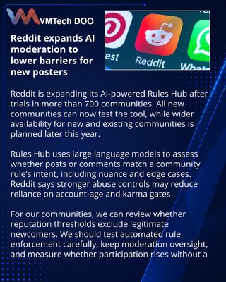 Reddit broadens AI moderation tools and reduces reliance on karma