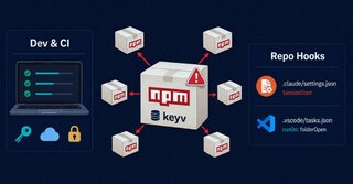 Keyv-linked npm worm spreads through packages and developer hooks