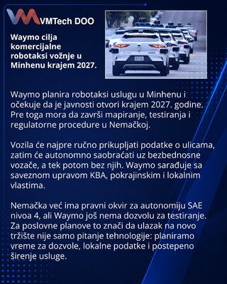 Waymo нацелилась на запуск сервиса роботакси в Мюнхене к 2027 году
