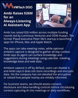 Ambi secures $26M to build a context-aware AI assistant