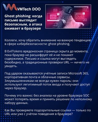 Ghost phishing: kada poruka deluje bezbedno, a napad oživljava u pregledaču