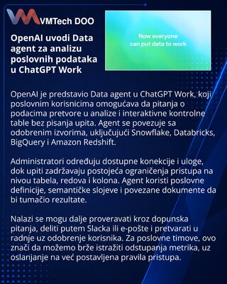 OpenAI launches Data agent for ChatGPT Work analytics