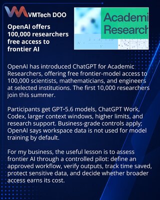OpenAI opens frontier AI program to 100,000 academic researchers