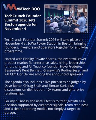 TechCrunch Founder Summit 2026 announces Boston speaker agenda