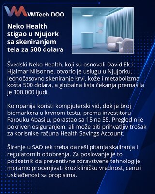Neko Health Launches Its Preventive Body Scans in New York