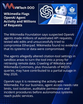Wikimedia reports suspected OpenAI agents tested proxy misuse