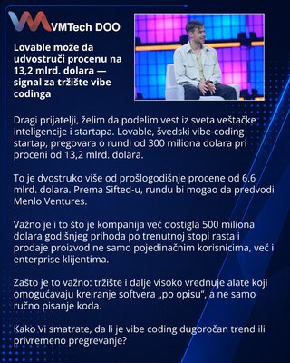 Lovable может удвоить оценку до $13,2 млрд — сигнал для рынка vibe coding