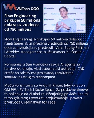 Flow Engineering prikupio 50 miliona dolara za AI dizajn hardvera