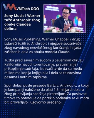 Music Publishers Accuse Anthropic of Copyright Piracy in Claude Training