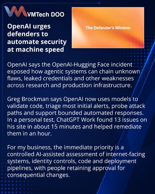 OpenAI calls for rapid AI-assisted security automation