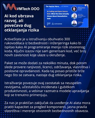 AI programiranje povećava dug otklanjanja rizika otvorenog koda