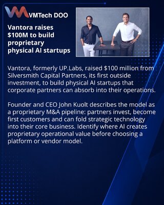 Vantora Secures $100 Million for Proprietary Physical AI Ventures