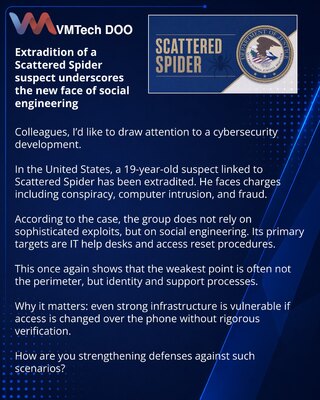 Izručenje osumnjičenog za Scattered Spider pokazuje novo lice socijalnog inženjeringa