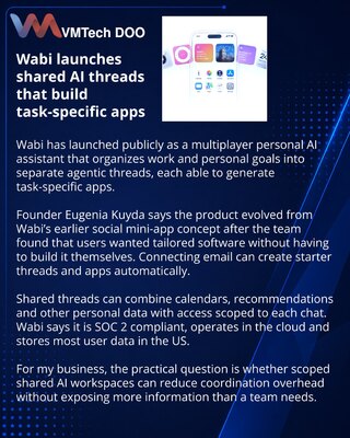 Wabi 2.0 запустила AI-мессенджер с личными агентами и мини-приложениями