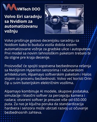 Volvo extends Nvidia partnership for automated driving systems