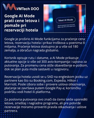 Google AI Mode expands trip planning with price alerts and hotel booking