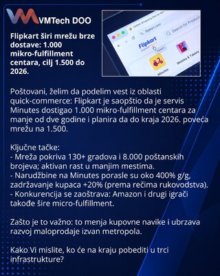 Flipkart expands rapid-delivery footprint: 1,000 micro-fulfillment centres, target 1,500 by 2026