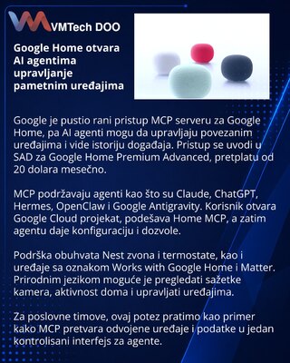 Google Home открыл ранний доступ ИИ-агентам через MCP
