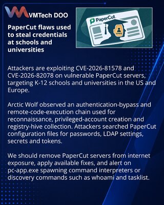 PaperCut propusti ugrožavaju naloge škola i univerziteta