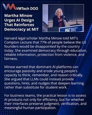 Марта Миноу в MIT призвала проектировать AI для критического мышления