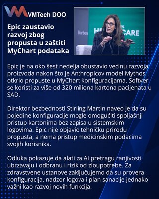 Epic остановила разработку продуктов ради исправления уязвимостей MyChart