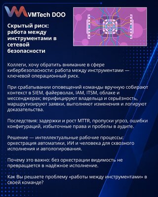 Skriveni rizik: rad između alata u mrežnoj bezbednosti