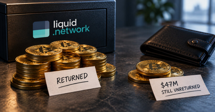 Liquid hakeri vratili 3.400 BTC, dok mreža ostaje pauzirana