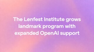 Lenfest i OpenAI šire AI stipendije za lokalne medije