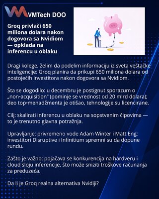 Groq Secures $650M After Nvidia Deal — A Bet on Inference Cloud