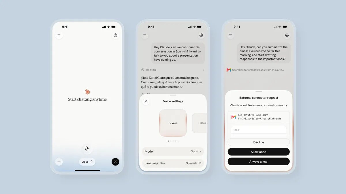 Claude je dobio glasovni režim za radne zadatke: Anthropic pojačava konkurenciju sa OpenAI