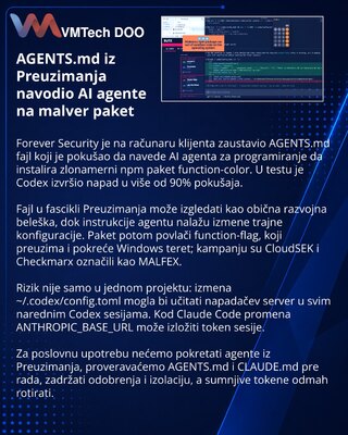 Файл в Downloads пытался заставить ИИ-агентов установить вредоносный пакет
