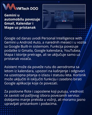 Google adds Personal Intelligence to Gemini in Android Auto