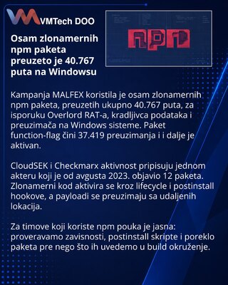 MALFEX npm campaign spreads Overlord RAT and data stealer