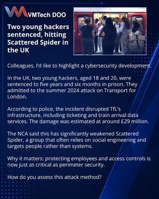 Presuda dvojici mladih hakera pogodila je Scattered Spider u Velikoj Britaniji