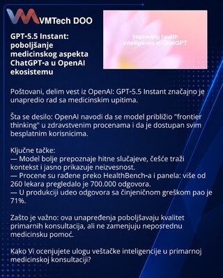 GPT‑5.5 Instant: enhancing ChatGPT’s medical capabilities within the OpenAI ecosystem