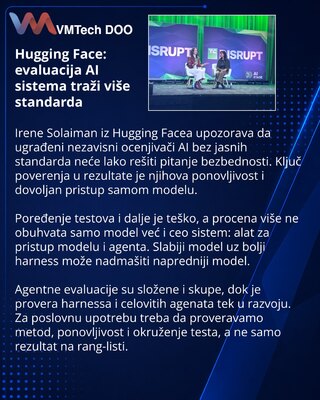 Hugging Face calls for standards in embedded AI evaluations