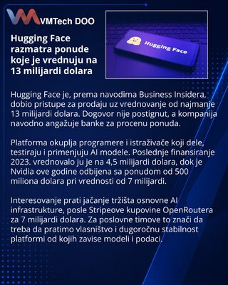 Hugging Face Reportedly Weighs Offers Valuing It Above $13 Billion