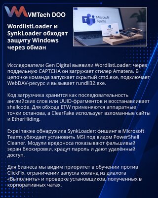 WordlistLoader and SynkLoader Target Windows Credentials