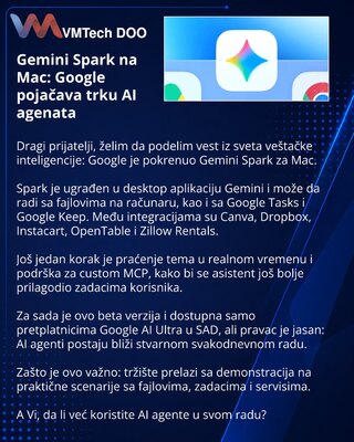 Gemini Spark на Mac: Google усиливает гонку ИИ-агентов