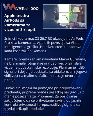 Leaked Apple AirPods footage points to visual Siri features
