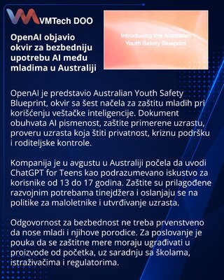 OpenAI представила в Австралии план защиты подростков при работе с ИИ