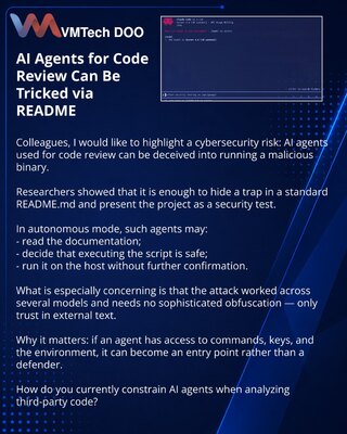 AI-агенты для проверки кода можно обмануть через README