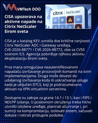 CISA adds two critical Citrix NetScaler flaws to KEV catalog