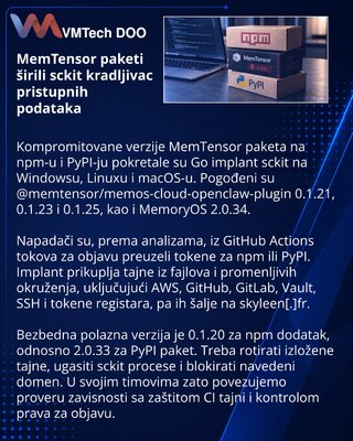 Пакеты MemTensor в npm и PyPI заразили стилером sckit