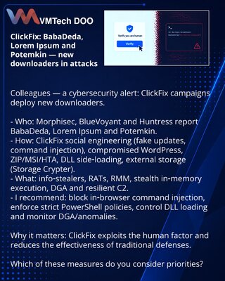 ClickFix: BabaDeda, Lorem Ipsum i Potemkin — novi učitači u napadima