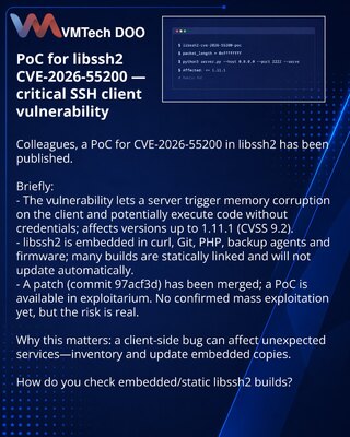 PoC для libssh2 CVE-2026-55200 — критическая клиентская уязвимость SSH