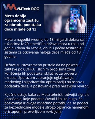 Соглашение Meta на $18 млрд ограничит иски штатов о данных детей