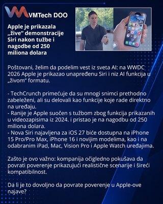 Apple показала «живые» демонстрации Siri после иска и $250 млн урегулирования