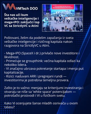 What the AI boom and mega‑IPOs teach us: takeaways from top VCs at StrictlyVC in Athens